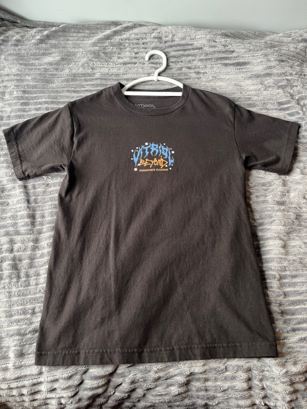 Vitriol Black Shirt With Design on Both Sides